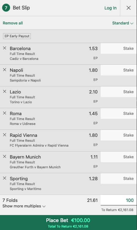 7-fold acca example from bet365