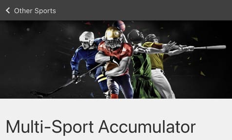 multi-sports offer on bet365