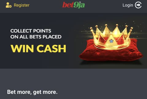 collect point reward on bet9ja
