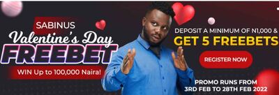 Accesbet Nigeria Valentine Freebet offer