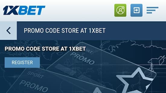 promo code store at 1xBet