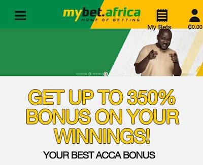 Mybet.africa app accumulator win boost