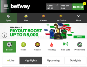 NBA Pay-out Offer on Betway