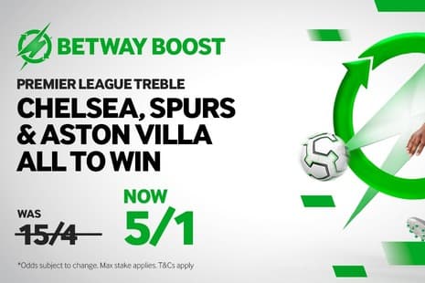 Betway boosted odds
