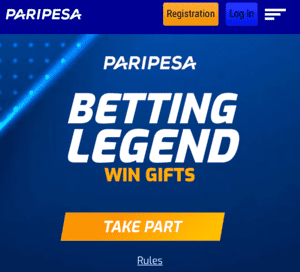 Paripesa Betting Legend Offer
