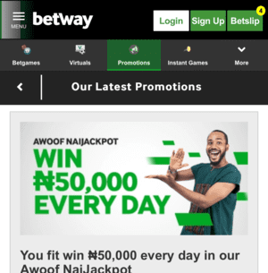 Betway Awoof Jackpot