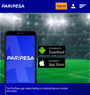 Paripesa Mobile App