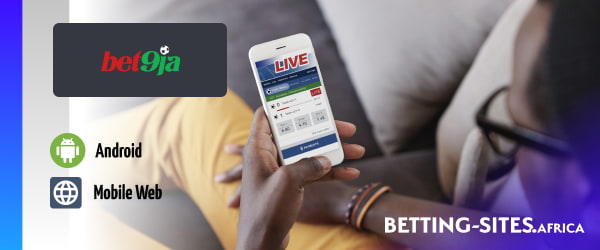 Bet9ja Android & mobile Website image