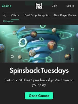 Bet365 Spinback Tuesday