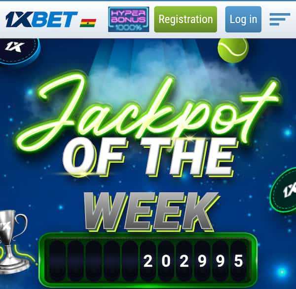 1xBet Jackpot Of The Week