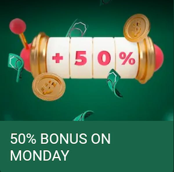 Betwinner 50% Monday deposit offer