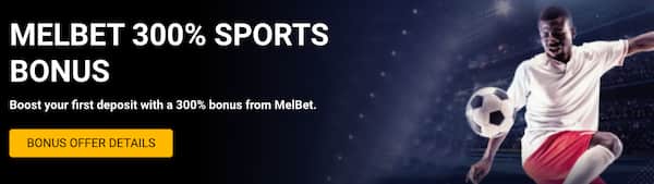 300% Melbet Sports Bonus
