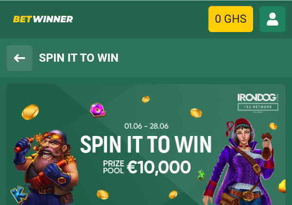Betwinner Spin It To Win