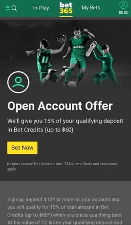 Bet365 New Sign Up Offer