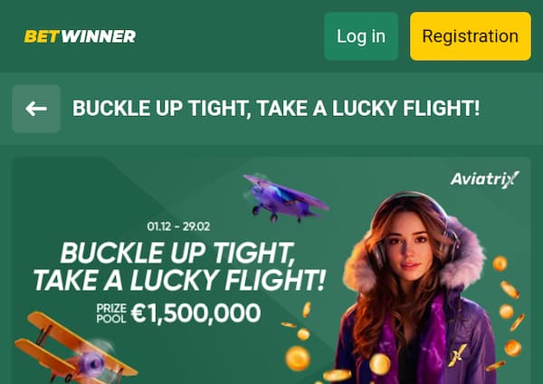 Betwinner Buckle Up Tight, Take a Lucky Flight