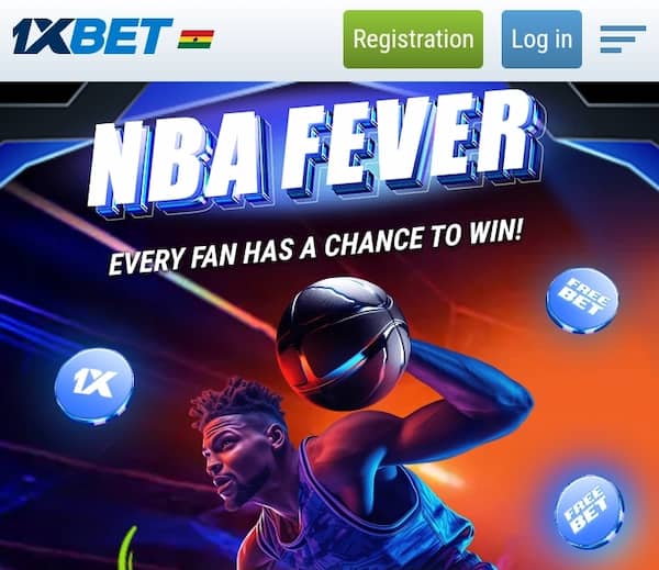 1xbet NBA Fever Promo
