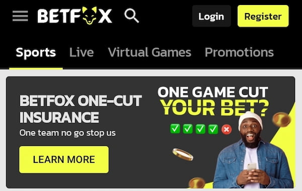 BetFox One-Cut Insurance Offer