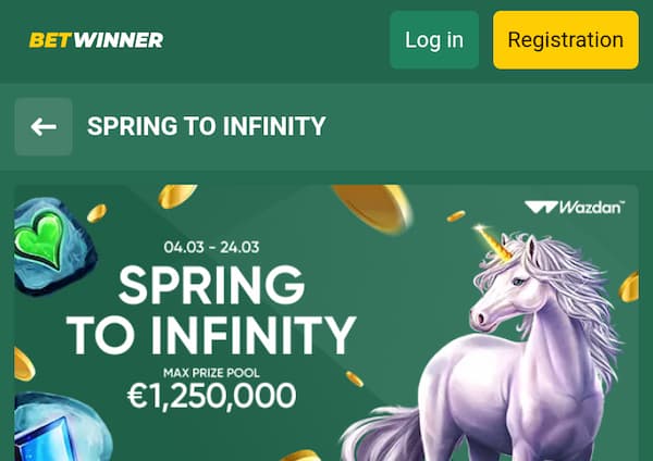 Betwinner Spring to Infinity