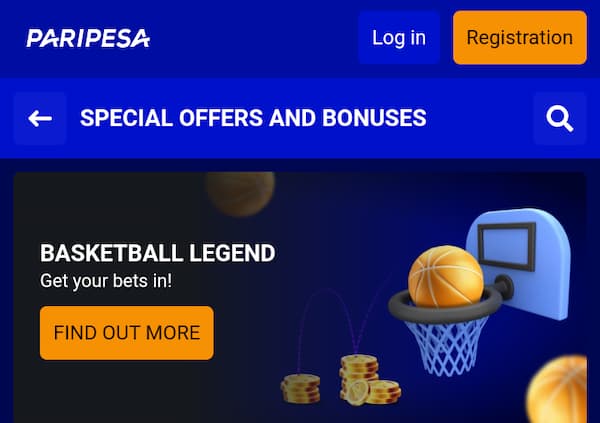 Paripesa BasketBall Legend